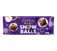 Cadbury Festive Mini Snow Balls Dairy Milk Chocolate Bar, 306 g (Pack of 1)