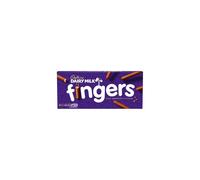 Cadbury Fingers Crossed Milk Chocolate Biscuits Crunchy Biscuits Coated in Milk Chocolate 114 g Pack of 1