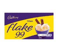Cadbury Flake 99 Chocolate Bar, Individually Wrapped Flaky Milk Chocolate Bars,