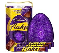 Cadbury Flake Milk Chocolate Easter Egg, Includes 1 Large Egg and 3 Chocolate Bars, 232 g (Pack of 1)