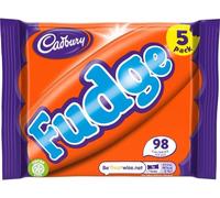 Cadbury Fudge Chocolate Bars 5 Pack 110g