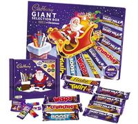 Cadbury Giant Christmas Selection Box By Cadbury Gifts Direct - Cadbury Dairy Milk, Twirl, Wispa, Flake, Crunchie & More. Great for Sharing or Gifting