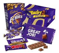 Cadbury "Great Job" Chocolate Gift - Full Size Cadbury Chocolate Bars including Flake, Caramel, Twirl, Dairy Milk and More. Well Done, Thank You, Congratulations Gift