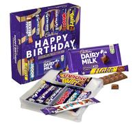 Cadbury "Happy Birthday" Double Layered Chocolate Selection Box. Includes 11 Full-Sized Bars; Dairy Milk, Flake, Cruchie, Twirl, Double Decker and more!