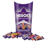 Cadbury Heroes Chocolate Carton, Assorted Miniature Chocolate, Great