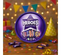 Cadbury Heroes Chocolate Tub - 550g | Assorted Mini Favourites | Share Pack for Gifting & Celebrations