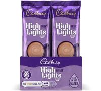 Cadbury High Lights Milk Chocolate Instant Hot Chocolate Drink, 31 x 11g Individually Wrapped Sachets, Bulk Sharing Pack | Smooth and Creamy Low Calorie Cocoa Treat