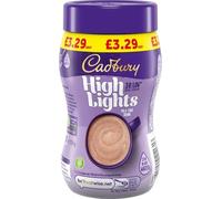 Cadbury Highlights Milk Chocolate Hot Drink, Low Calorie, Stir in Hot Water, Pack of 6, 154g