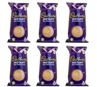Cadbury Hot Chocolate Cups, Add Water, 9 Packs, 54 Cups | 9 sleeves of 6 cups each, just add hot water, smooth rich taste, portable ready-to-use format