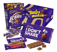 Cadbury "I Don't Share" Chocolate Gift - Full Size Cadbury Chocolate Bars including Flake, Caramel, Twirl, Dairy Milk and More. Novelty, Birthday, Easter gift