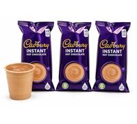 Cadbury Instant Hot Chocolate Cups - Add Water 9 Pack of Cups x 3 (Total 27 cups)