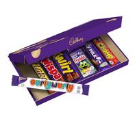 Cadbury Letterbox Chocolate Bar Selection Box, by Cadbury Gifts Direct | 7 Bars Included, Dairy Milk & Freddo, Wispa, Twirl & Flake, Chomp & Curly Wurly, Delivered by Post