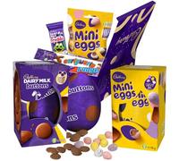 Cadbury Little Ones Easter Egg Chocolate Gift Box, by Cadbury Gifts Direct. Delicious Mini Eggs, Dairy Milk Buttons Egg, Mini Eggs Easter Egg and more!