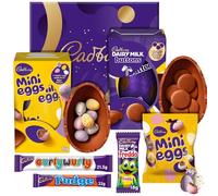 Cadbury Little Ones Easter Egg Chocolate Gift Box - Mini Eggs, Buttons Egg, and Mini Eggs egg