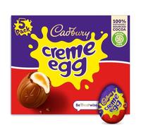 Cadbury Milk Chocolate Crème Eggs, Perfect for Easter Egg Hunts, Includes 5 Crème Eggs, 200 g (Pack of 1)