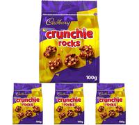 Cadbury Milk Chocolate Crunchie Rocks with Honeycomb Sharing Bag Bite Size