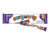 Cadbury Milk Chocolate Curly Wurly Bars, 4 x 86 g (Pack of 35)