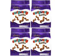 Cadbury Milk Chocolate Curly Wurly Squirlies, Sharing Bag, 100 g (4-Pack)
