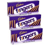 Cadbury Milk Chocolate Fingers 114g x3 - Classic Cadbury Snack