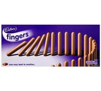 Cadbury Milk Chocolate Fingers 125 g (Pack of 6)