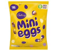 Cadbury Milk Chocolate Mini Eggs, Perfect For Easter Egg Hunts, 1 kg (Pack of 1)