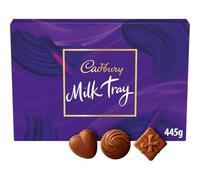 Cadbury Milk Tray Chocolate Box, Assorted Milk Chocolates Gift Set for Birthdays, Christmas Treat for Sharing or Gifting, Anniversaries & Special Occasions, 445 g (Pack of 1)