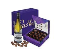 Cadbury Milk Tray & White Wine Hamper Grigio