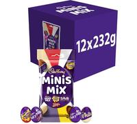 Cadbury Mini Easter Eggs Minis Mix Chocolate Eggs Bag (232g) - Box of 12