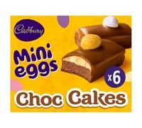 Cadbury Mini Eggs Milk Chocolate Easter Cakes, 6 Individually Wrapped Cakes (Pack of 1)