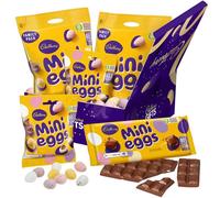 Cadbury Mini Eggs Selection Chocolate Gift in a Cadbury Gifts Branded Gift Box. Great Gift for Easter, Egg hunts, Baking and more.