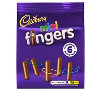Cadbury Mini Fingers Biscuits Bag, 6 x 19.3g