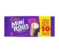 Cadbury Mini Rolls Raspberry Tarts, 10 Count (Pack of 1)