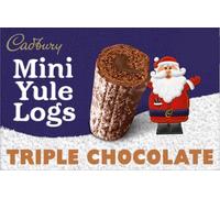 Cadbury Mini Yule Logs Triple Chocolate