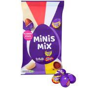 Cadbury Minis Mix 238g - Great for Using in Kids' Easter Egg Hunts - Includes Dairy Milk, Creme Egg, Daim and White Hazelnut Creme Mini Eggs
