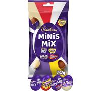 Cadbury Minis Mix Bag, Includes an Assortment of Mini Dairy Milk, Crème Egg, Dairy Milk Daim and White Hazelnut Crème Eggs, Gift for Easter & Easter Egg Hunts, 232 g (Pack of 1)