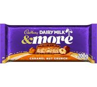 Cadbury Dairy Milk & More Caramel Nut Crunch 200g