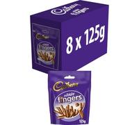 Cadbury Nibbly Fingers Mini Fingers Pouch 125 g (Pack of 8)