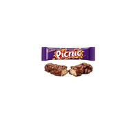 Cadbury Picnic 36x 48g Full Box - Vegetarian Milk Chocolate Bars with Crispy Cereal, Caramel, Raisins and Salted Peanuts