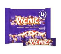 Cadbury Picnic Bars 4 Pack 140g