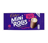 Cadbury Raspberry Mini Rolls, Pack of 5