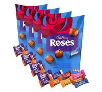 Cadbury Roses Carton Milk Chocolates Assortment, 240 g (Pack of 4)