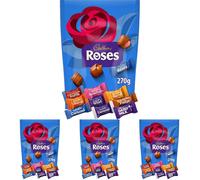 Cadbury Roses Chocolate Pouch Assorted Miniature Chocolates for Sharing The