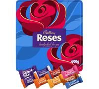 Cadbury Roses Limited Edition Festive Chocolate Tin, 600 g