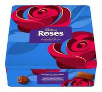 Cadbury Roses Limited Edition Festive Chocolate Tin, Assorted Miniature Chocolates for Sharing, Handpicked for You, Perfect for Sharing, 700 g (Pack of 1)