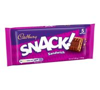 Cadbury Snack Sandwich Milk Chocolate Covered Biscuits Multipack of 5