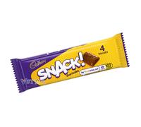 Cadbury Snack Shortcake Chocolate Biscuit, Pack of 36 x 40g