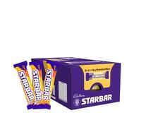 Cadbury Starbar Chocolate Bar, Milk Chocolate with Caramel & Peanut Centre, 49 g (Pack of 32)