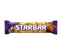 Cadbury Starbar Chocolate Bar, Milk Chocolate with Caramel & Peanut Centre, 49 g (Pack of 32)