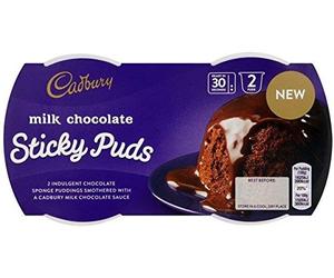 Cadbury Sticky Puds Milk Chocolate 2 per Pack