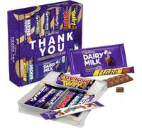 Cadbury Thank You Double Layered Chocolate Selection Box, 11 Bars | Dairy Milk, Flake, Crunchie, Twirl, Double Decker